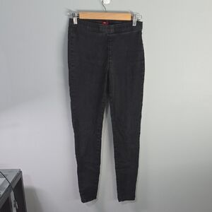 Jennifer Lopez Stretch Skinny Jeggings Women's Size 2 Faded Black Pullon Pull On